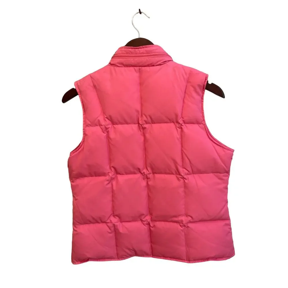 Talbots Goose Down Filled Puffer Vest Size Small